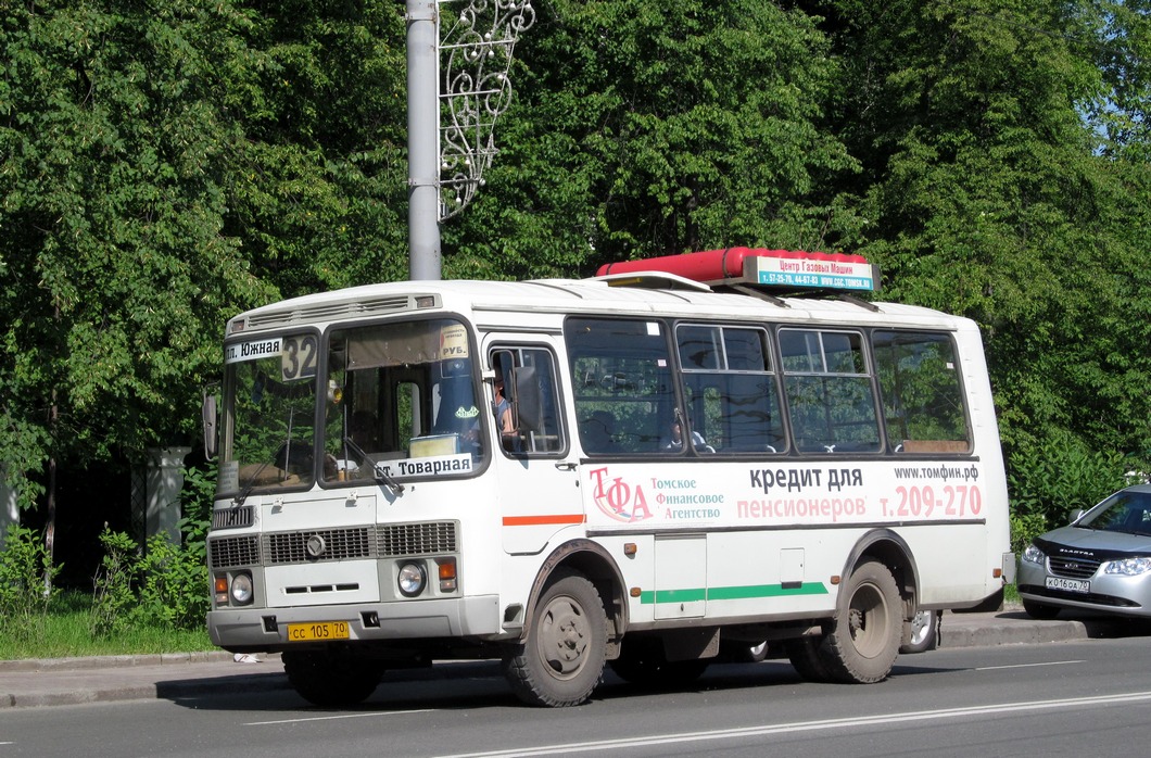 Томская область, ПАЗ-32054 № СС 105 70