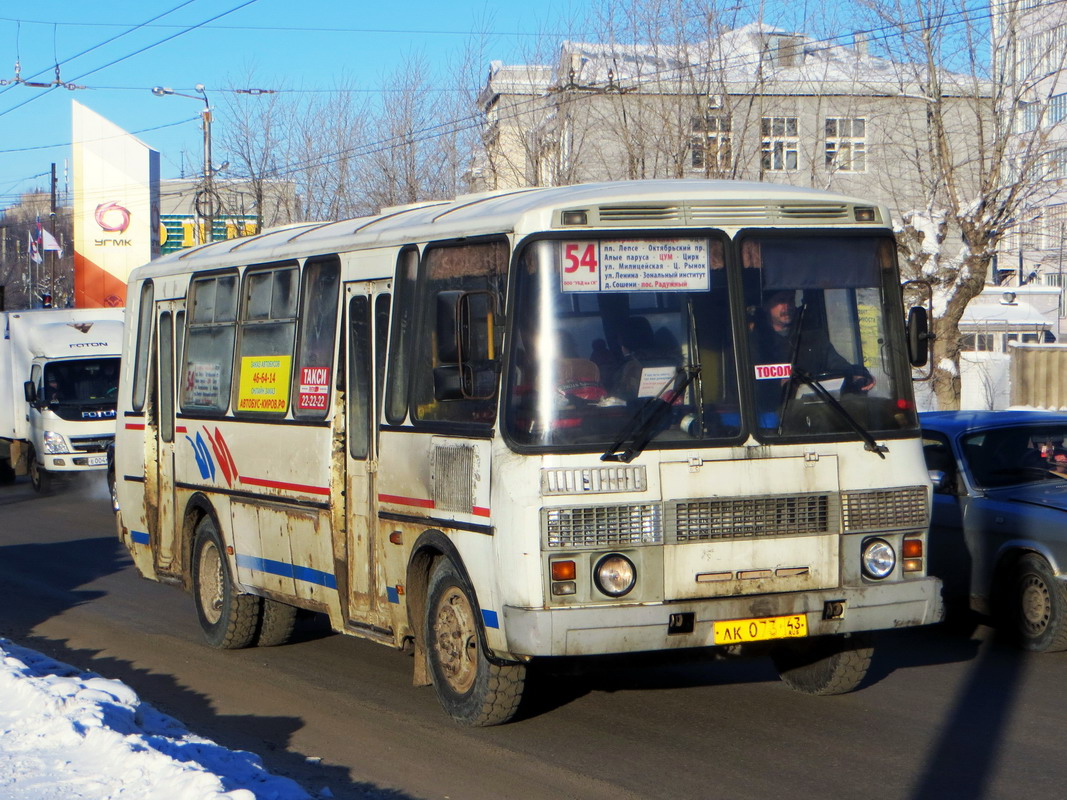 Кировская область, ПАЗ-4234 № АК 073 43