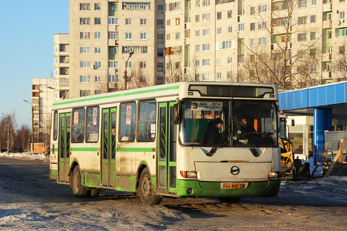 Архангельская область, ЛиАЗ-5256.40 № АВ 897 29