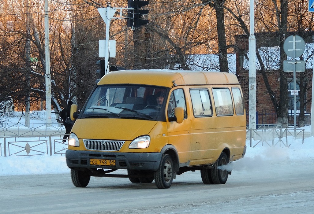 Rostov region, GAZ-322132 (XTH, X96) # СО 748 61