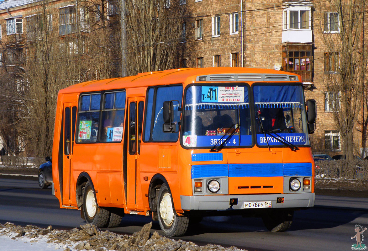 Нижегородская область, ПАЗ-32054 № М 078 РУ 152