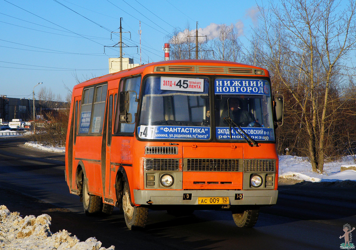 Нижегородская область, ПАЗ-32054 № АС 009 52