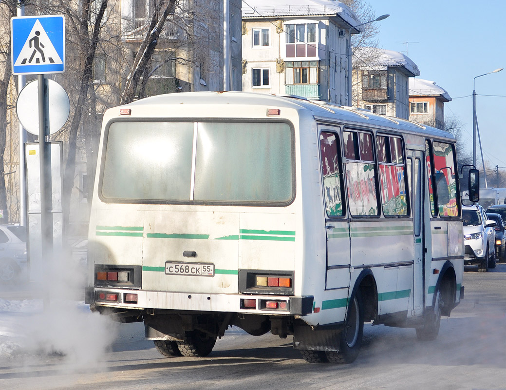 Омская область, ПАЗ-3205 (00) № С 568 СК 55