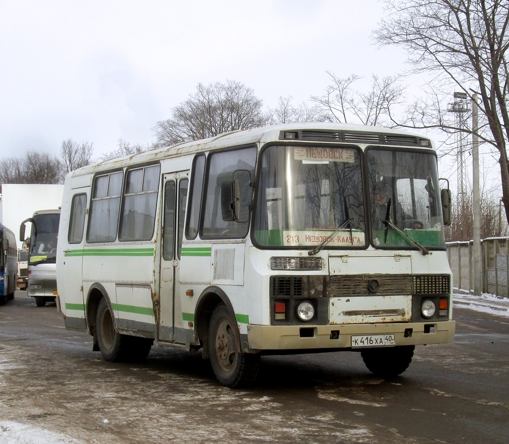 Калужская область, ПАЗ-3205-110 № К 416 ХА 40