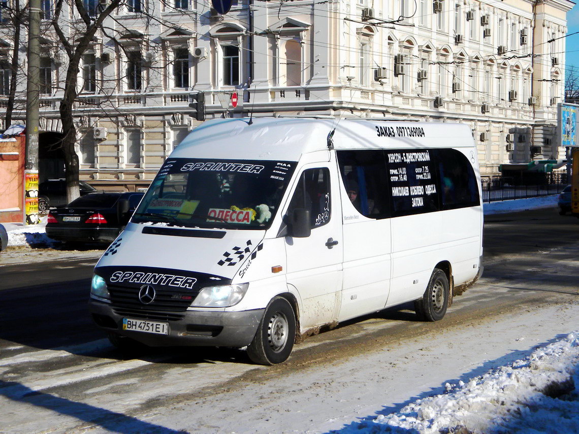 Одесская область, Mercedes-Benz Sprinter W903 308CDI № BH 4751 EI