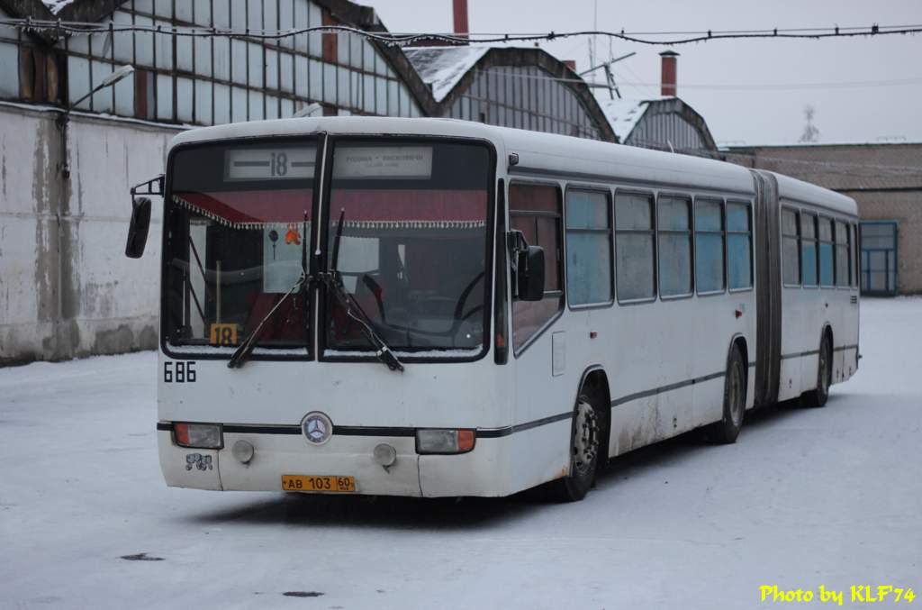 Псковская область, Mercedes-Benz O345G № 686