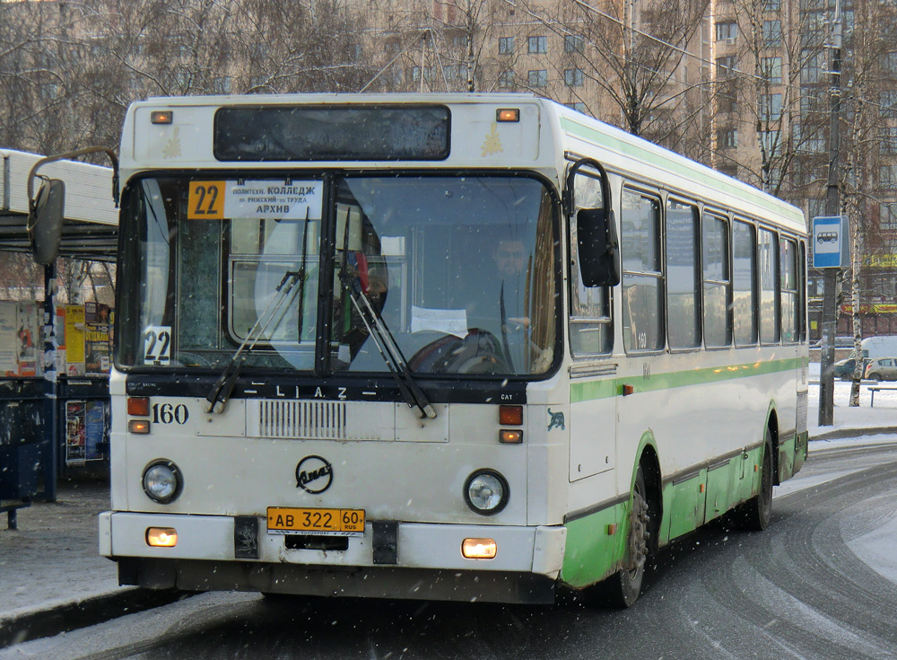 Псковская область, ЛиАЗ-5256.25 № 160