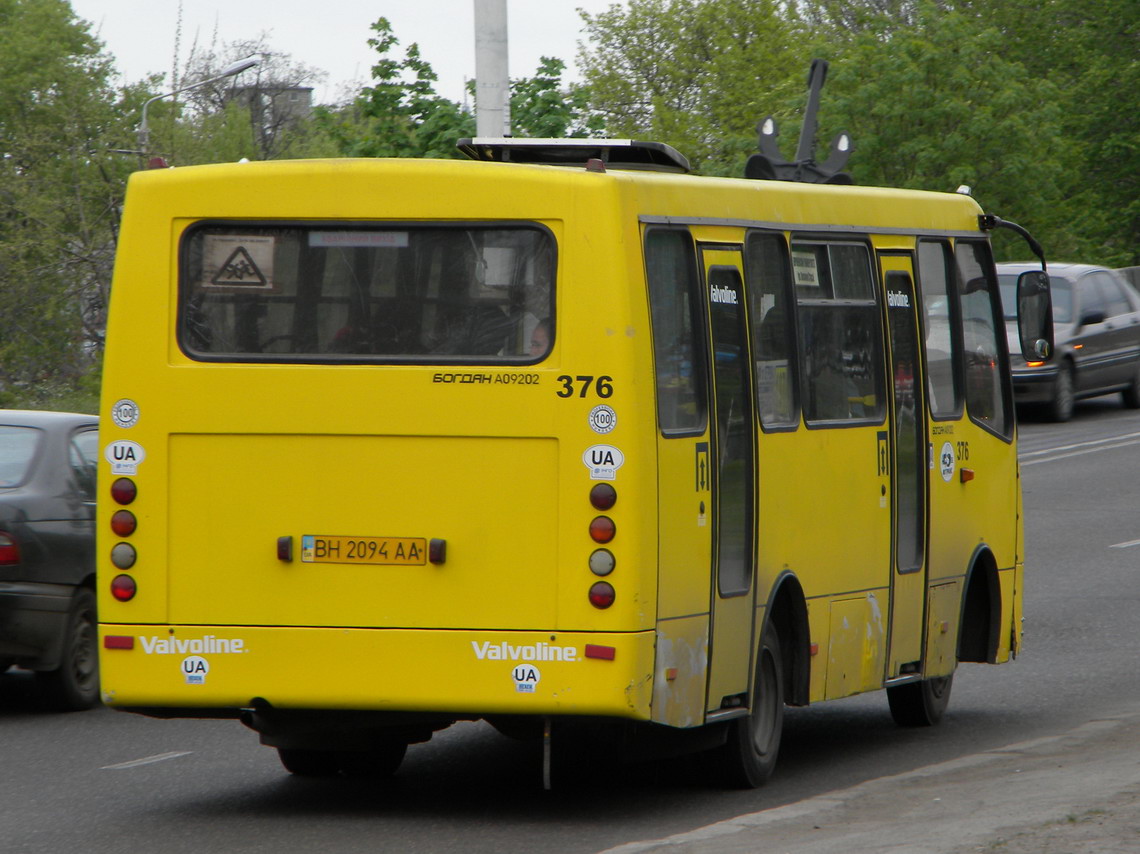 Одесская область, Богдан А09202 (ЛуАЗ) № 376