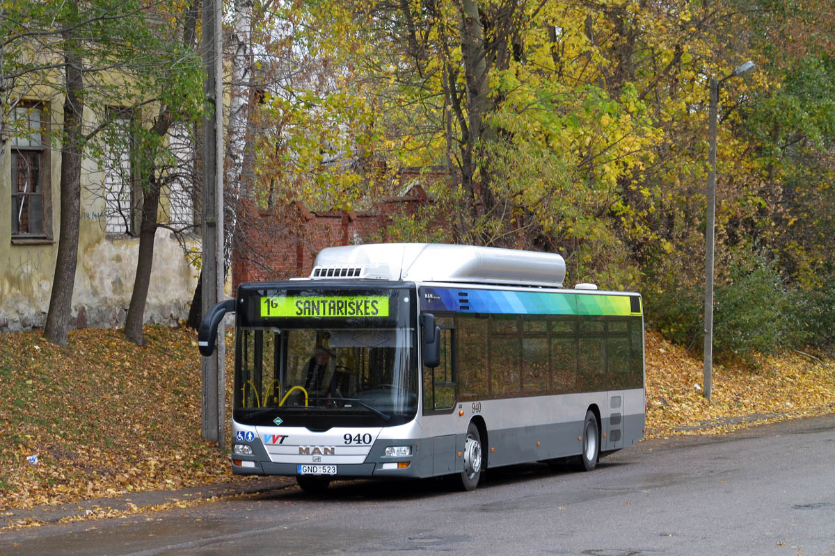 Литва, MAN A21 Lion's City NL273 CNG № 940