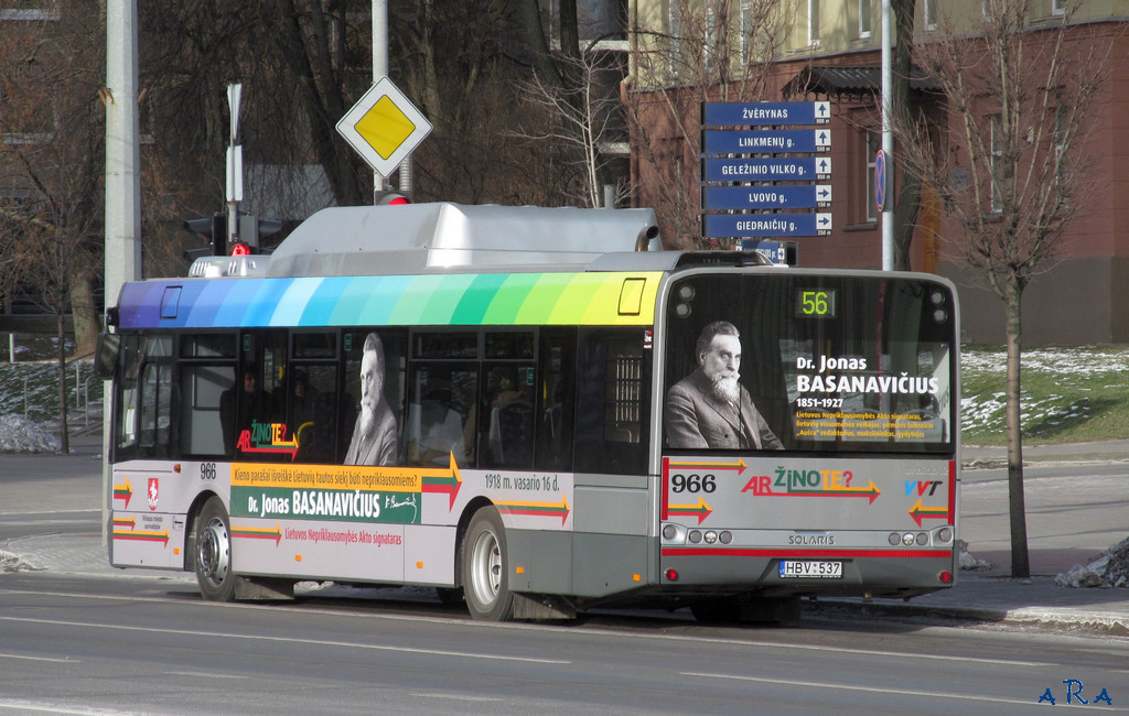 Литва, Solaris Urbino III 12 CNG № 966