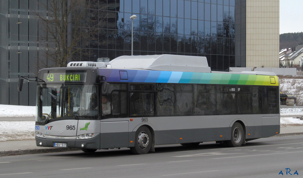 Литва, Solaris Urbino III 12 CNG № 965