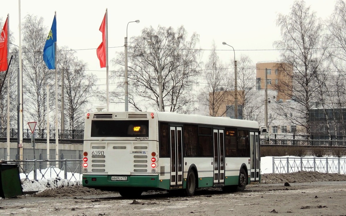 Санкт-Петербург, ЛиАЗ-5292.60 № 6390