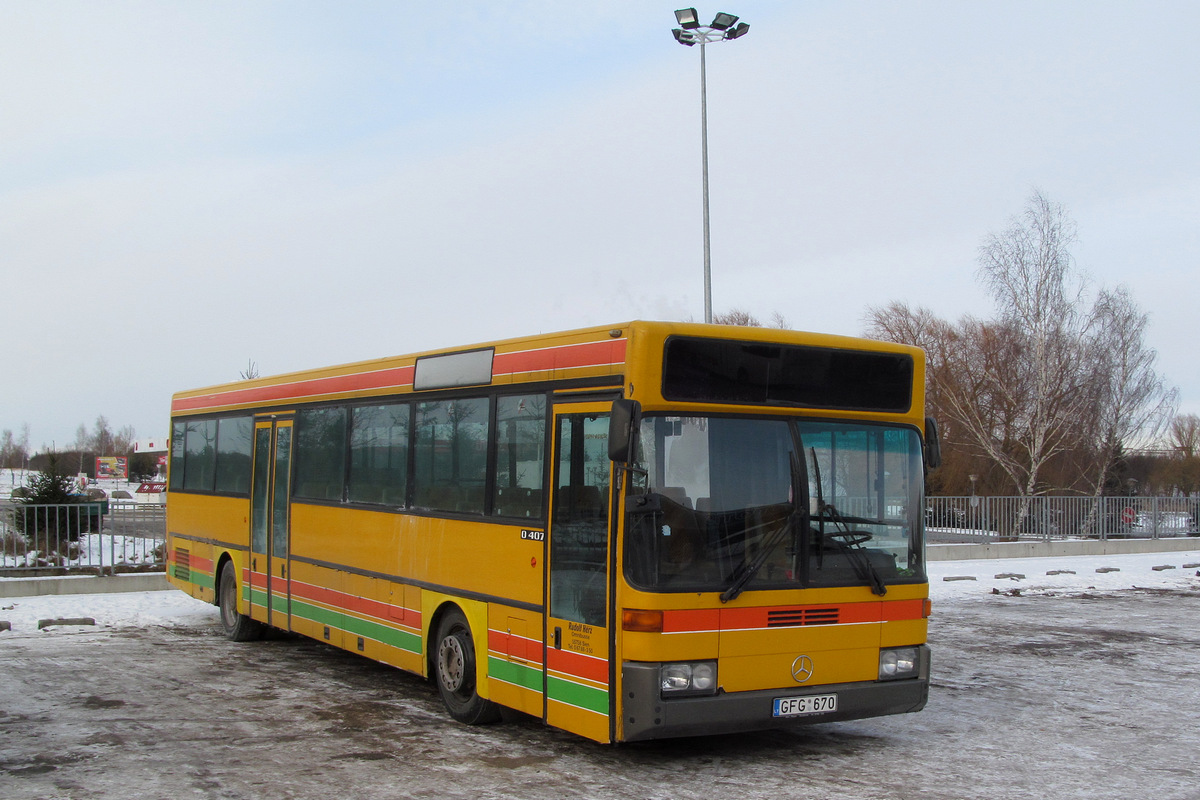 Литва, Mercedes-Benz O407 № GFG 670