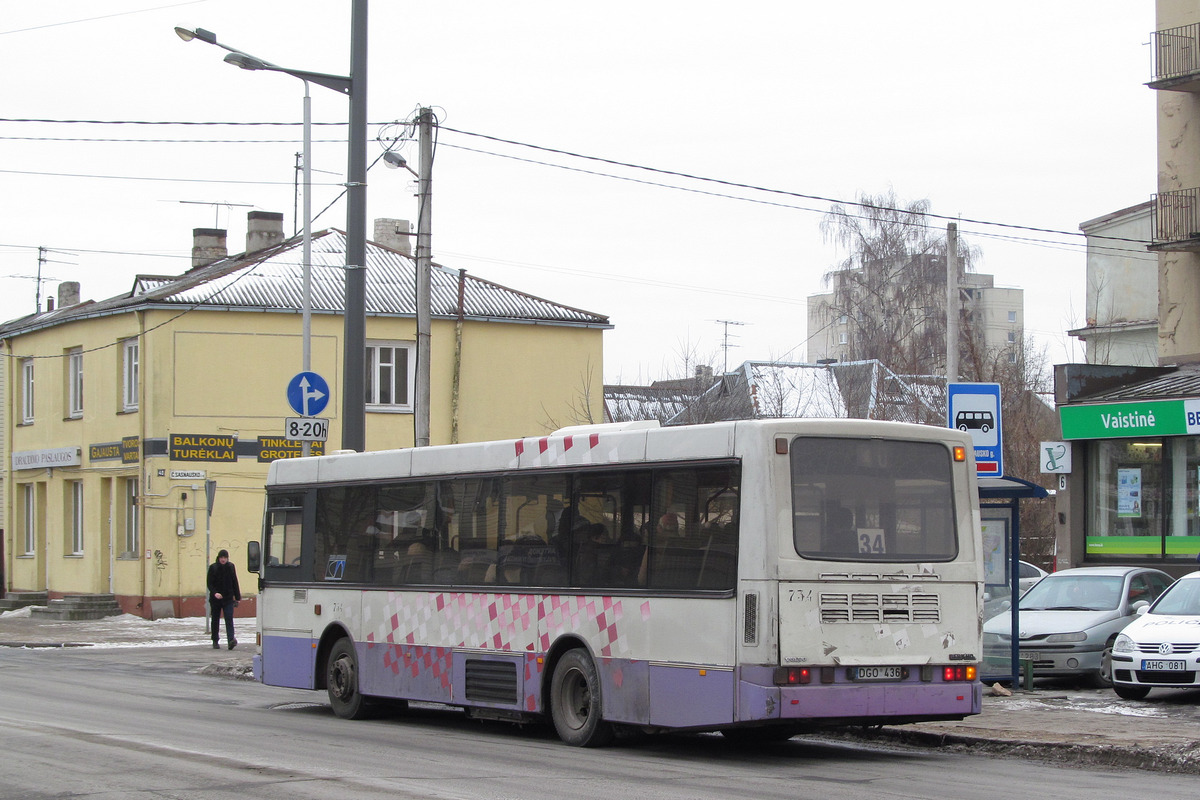 Lithuania, Berkhof Europa 2000NL # 734