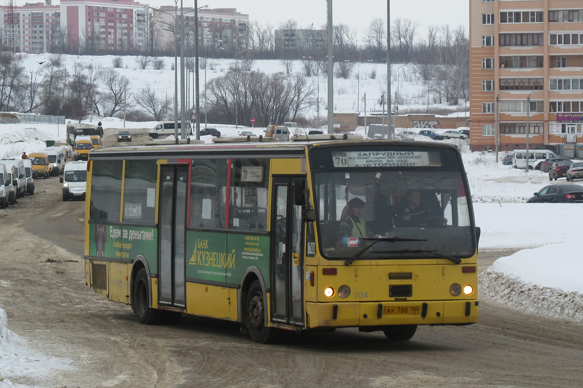 Penza region, Van Hool A600 Nr. АУ 788 58