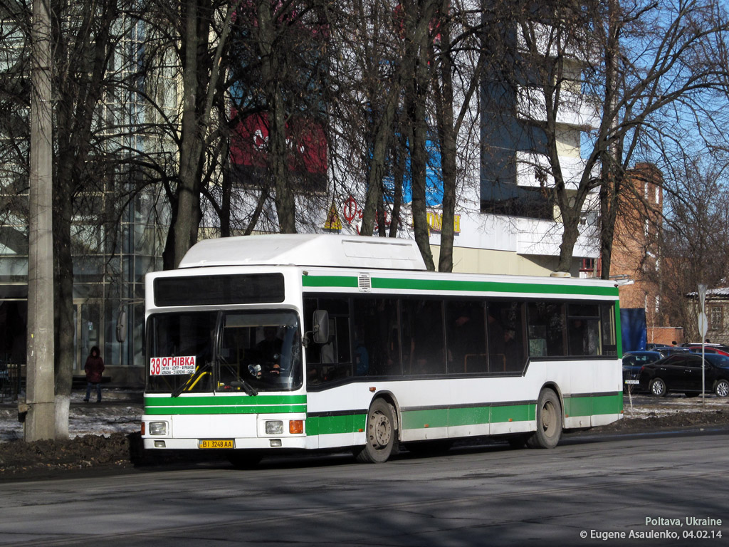 Полтавская область, MAN A15 NL232 CNG № BI 3248 AA