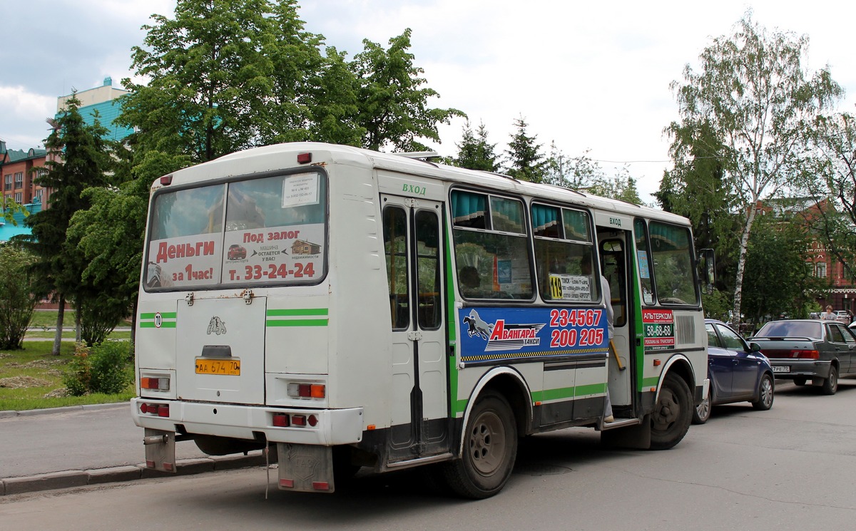 Томская область, ПАЗ-32054 № АА 674 70