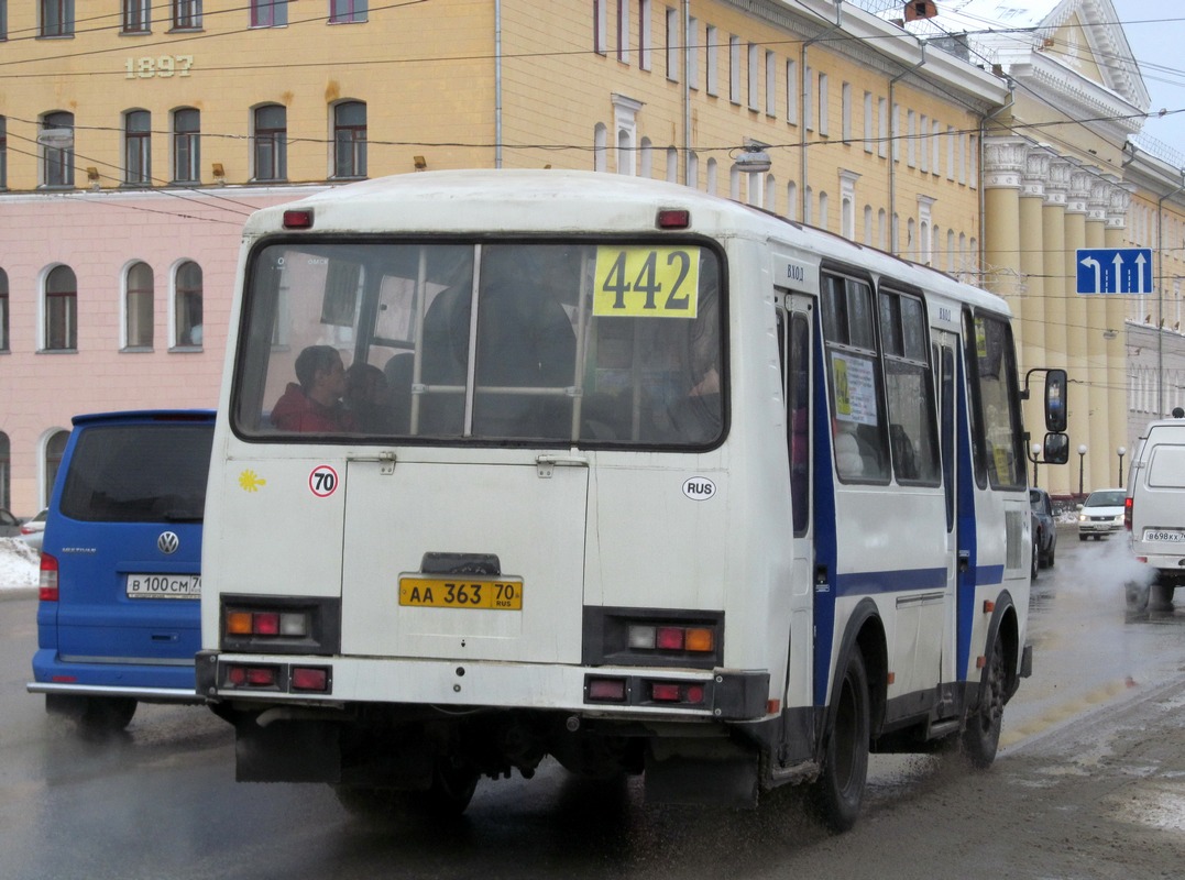 Томская область, ПАЗ-32054 № АА 363 70