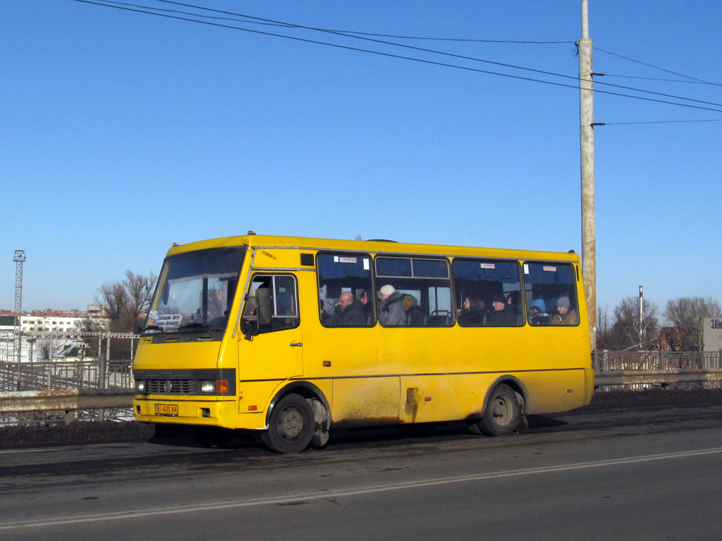 Полтавская область, БАЗ-А079.14 "Подснежник" № BI 4035 AA