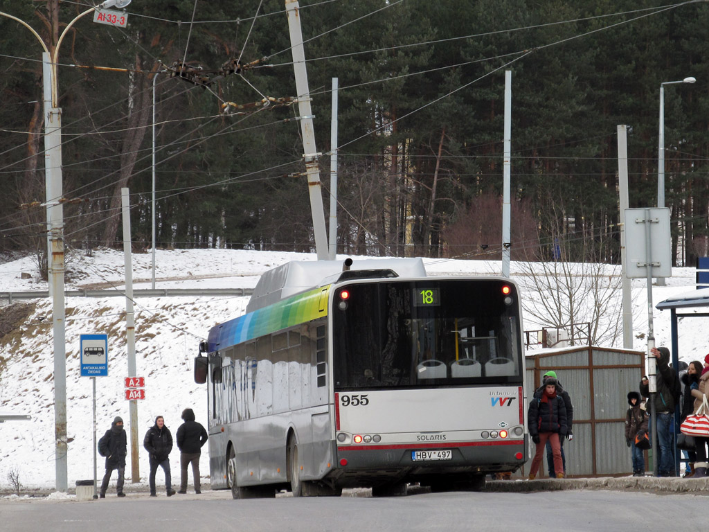 Литва, Solaris Urbino III 12 CNG № 955