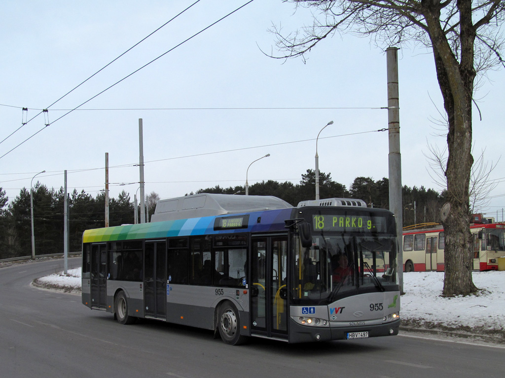 Литва, Solaris Urbino III 12 CNG № 955