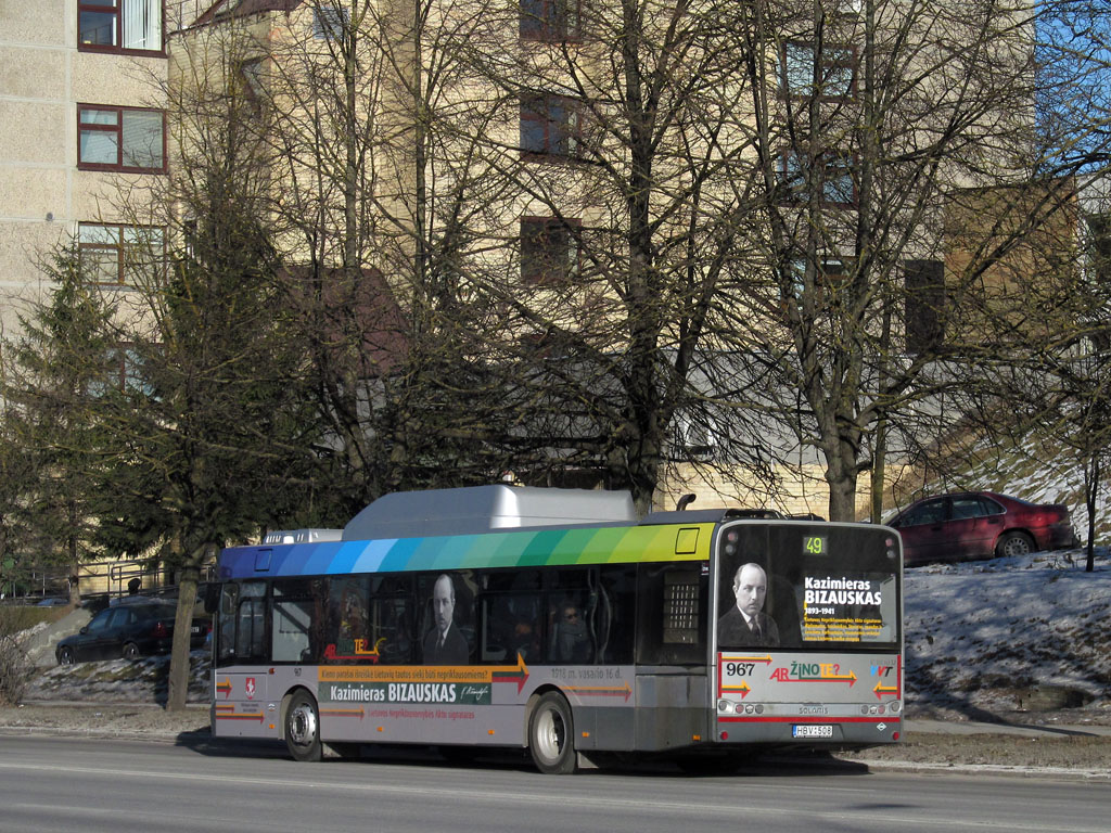 Литва, Solaris Urbino III 12 CNG № 967