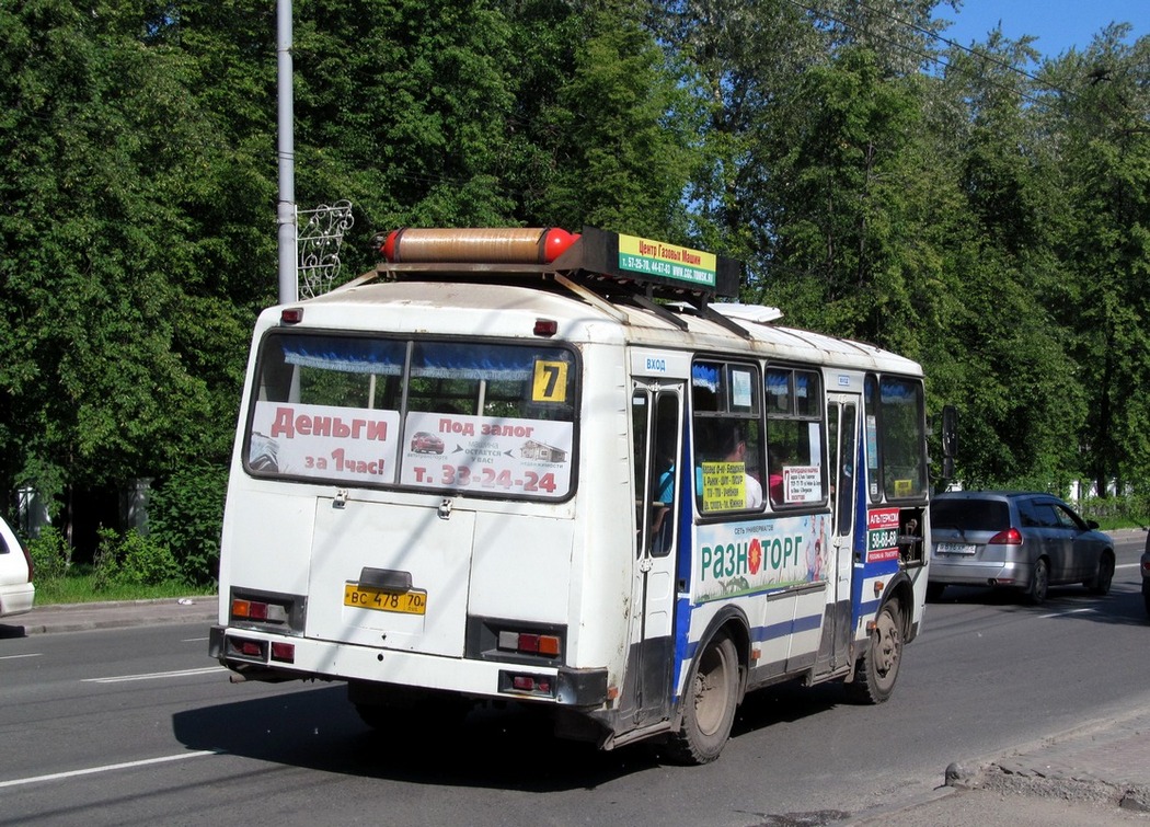 Томская область, ПАЗ-32054 № ВС 478 70