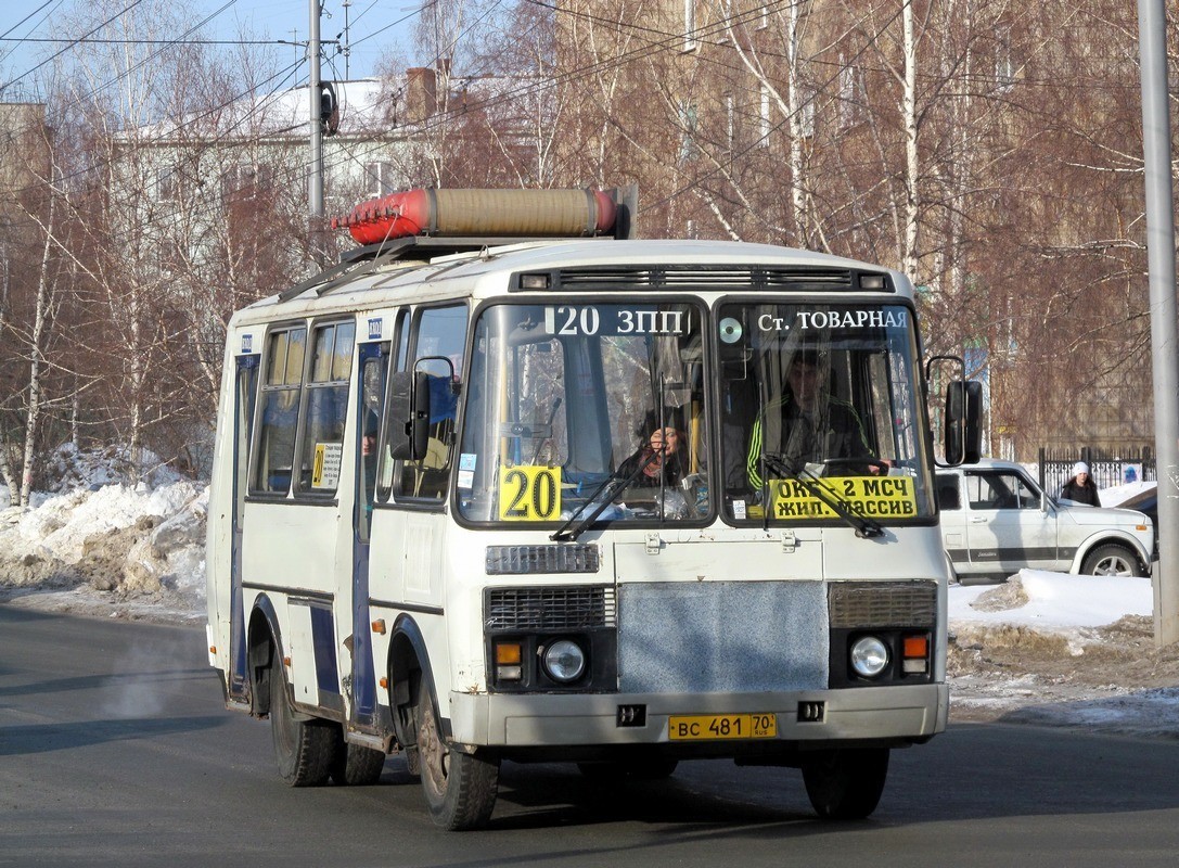 Томская вобласць, ПАЗ-32054 № ВС 481 70