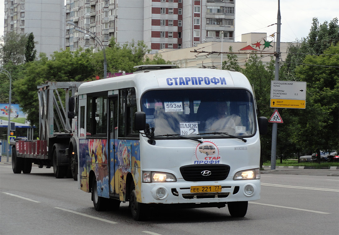 Москва, Hyundai County SWB C08 (ТагАЗ) № ЕЕ 221 77