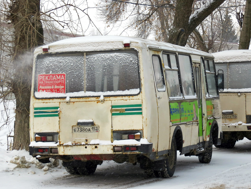 Нижегородская область, ПАЗ-3205-110 № Е 738 ОА 152