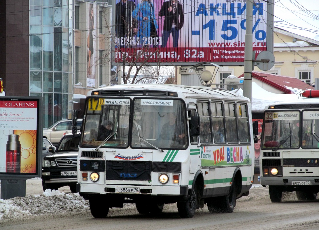 Томская область, ПАЗ-3205-110 № С 586 ЕР 70