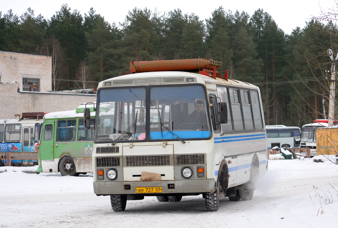 Тверская область, ПАЗ-32053 № АМ 727 69