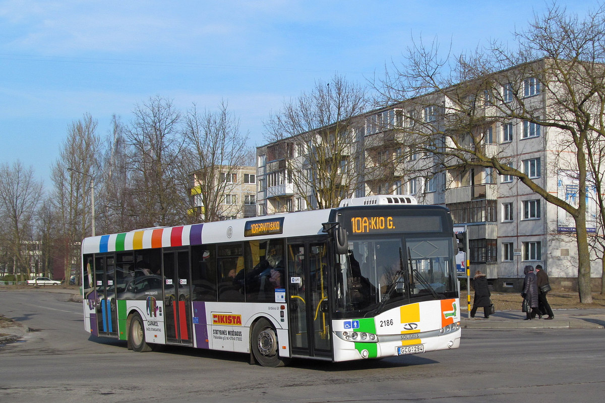 Литва, Solaris Urbino III 12 hybrid № 2186