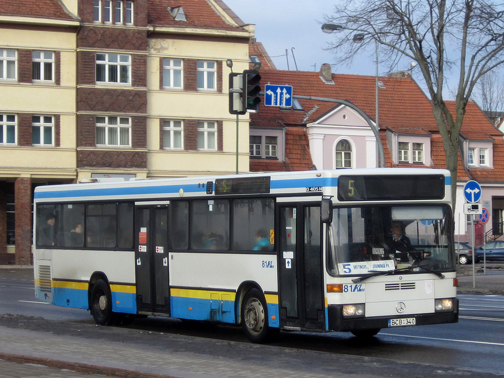 Литва, Mercedes-Benz O405N № 81