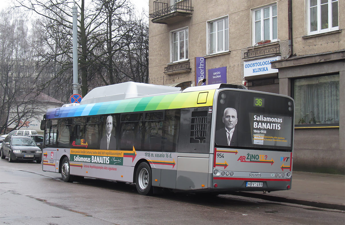 Литва, Solaris Urbino III 12 CNG № 954