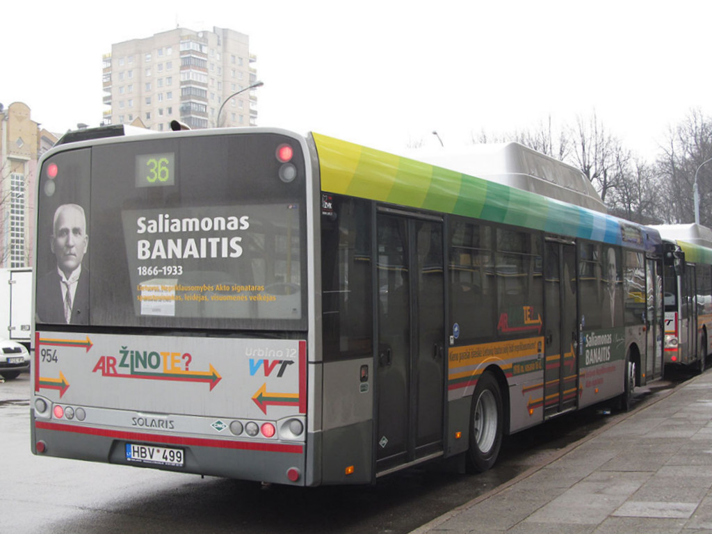 Литва, Solaris Urbino III 12 CNG № 954