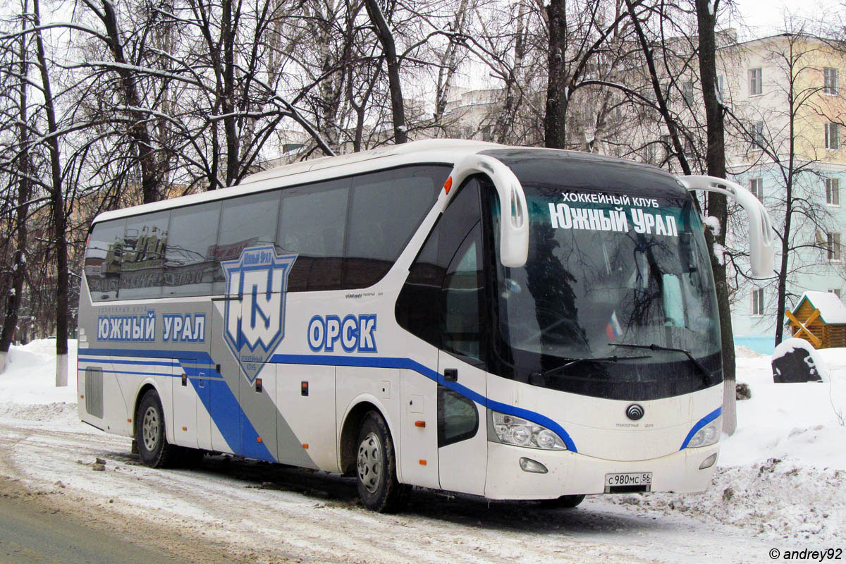 Оренбургская область, Yutong ZK6129H № С 980 МС 56