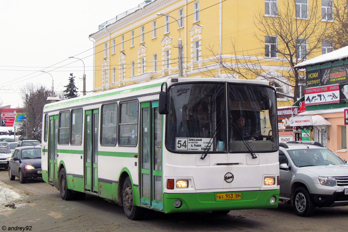 Пензенская область, ЛиАЗ-5256.45 № АТ 953 58