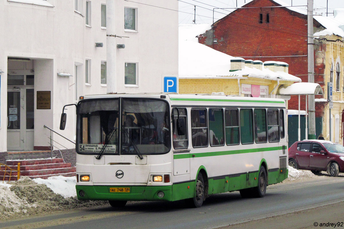 Penza region, LiAZ-5256.45 Nr. АЕ 748 58