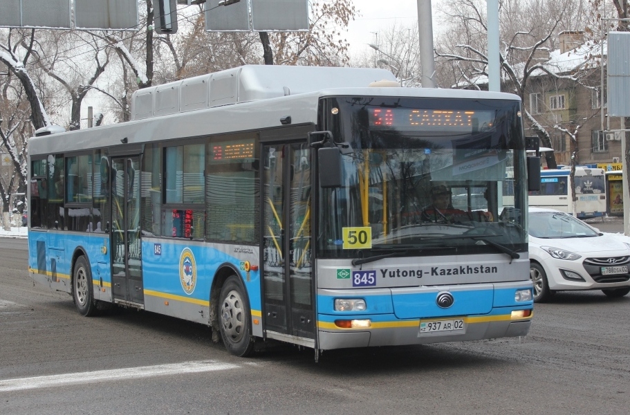 Алматы, Yutong ZK6118HGA № 845