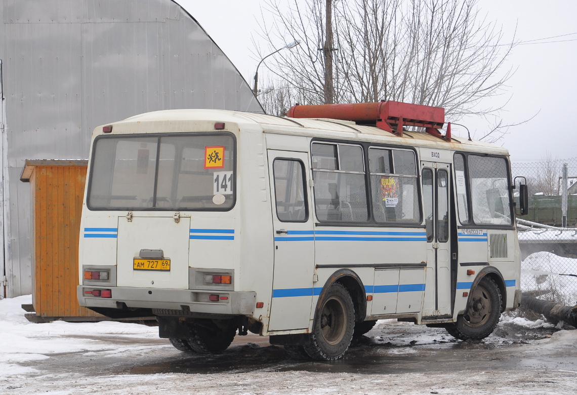 Тверская область, ПАЗ-32053 № АМ 727 69