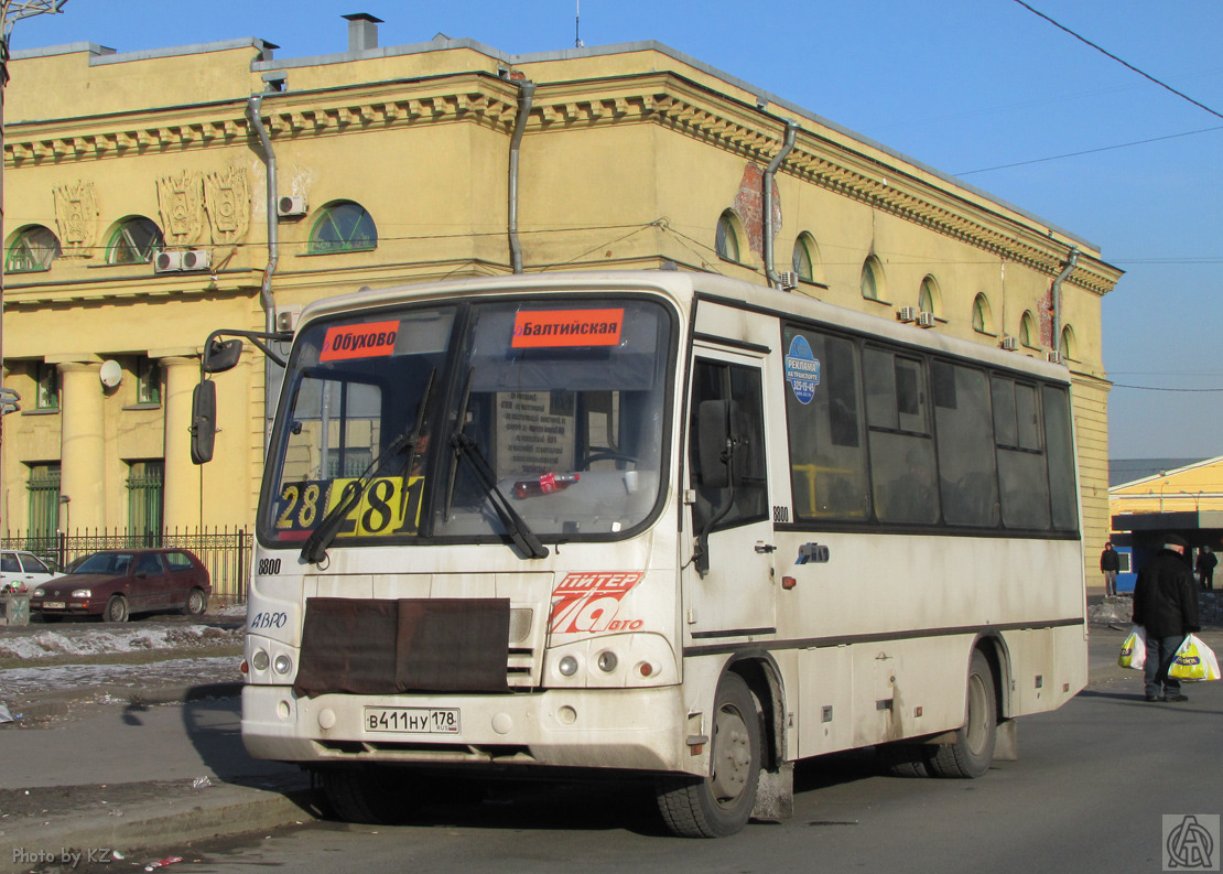 Санкт-Петербург, ПАЗ-320402-05 № 8800