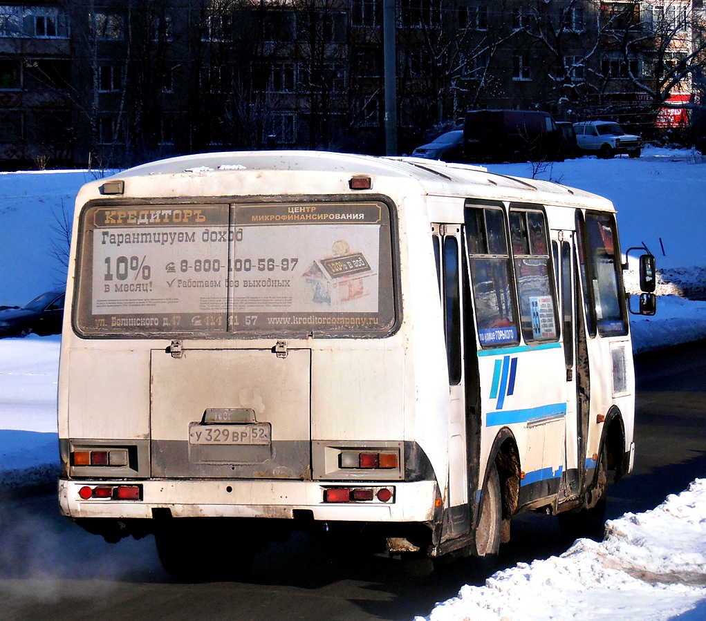 Нижегородская область, ПАЗ-32054 № У 329 ВР 52