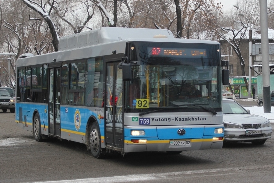 Алматы, Yutong ZK6118HGA № 759