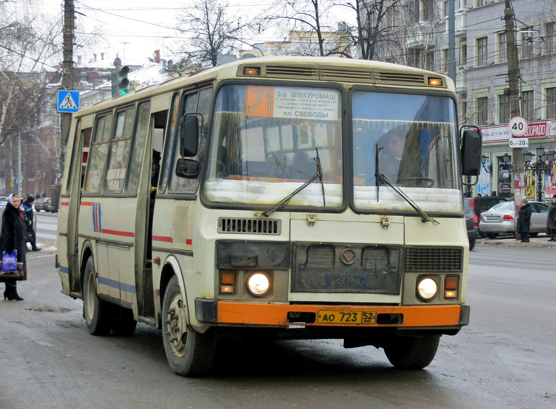 Нижегородская область, ПАЗ-4234 № АО 723 52