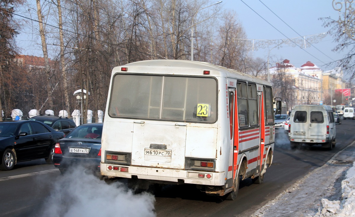 Томская область, ПАЗ-32051-110 № М 610 РС 70