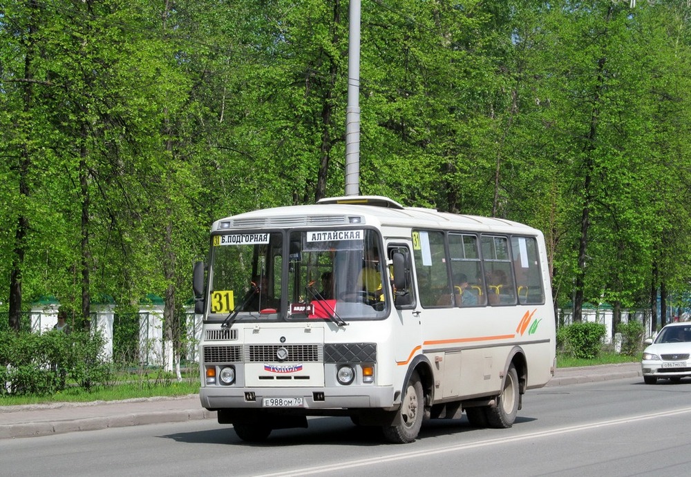 Томская область, ПАЗ-32054 № Е 988 ОМ 70