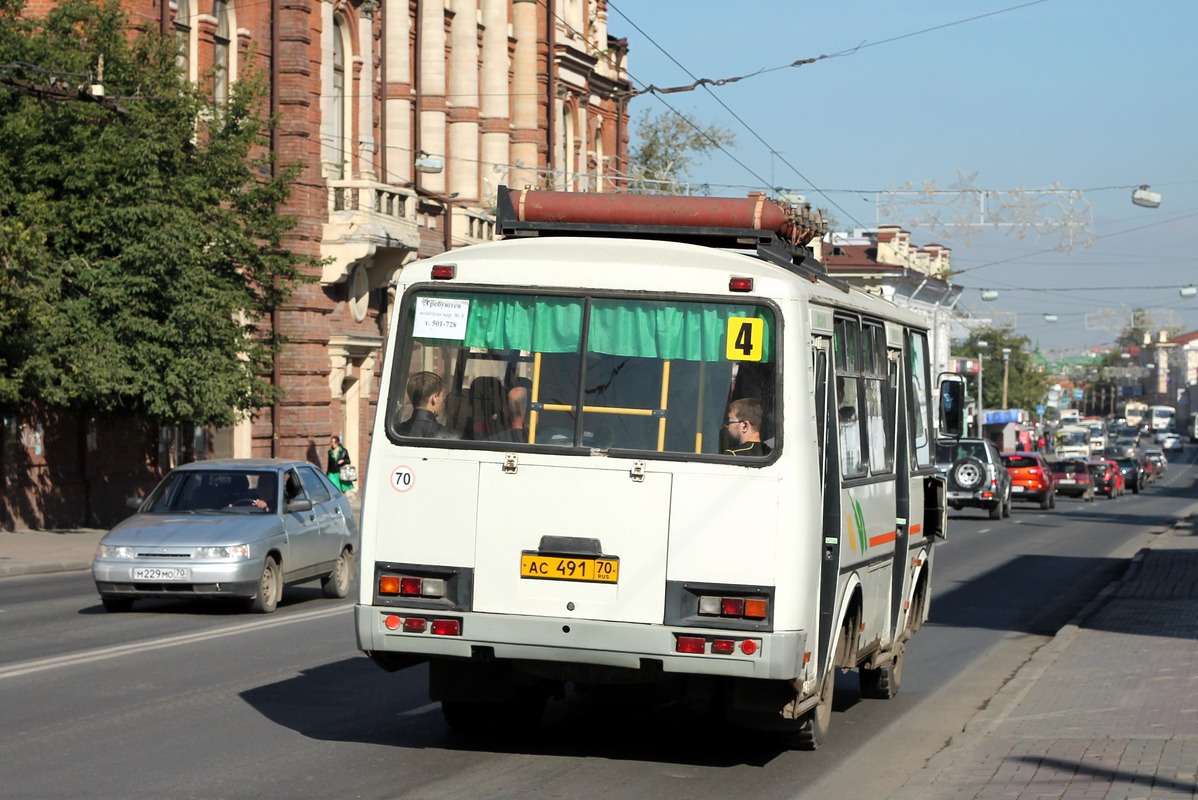 Томская область, ПАЗ-32054 № АС 491 70