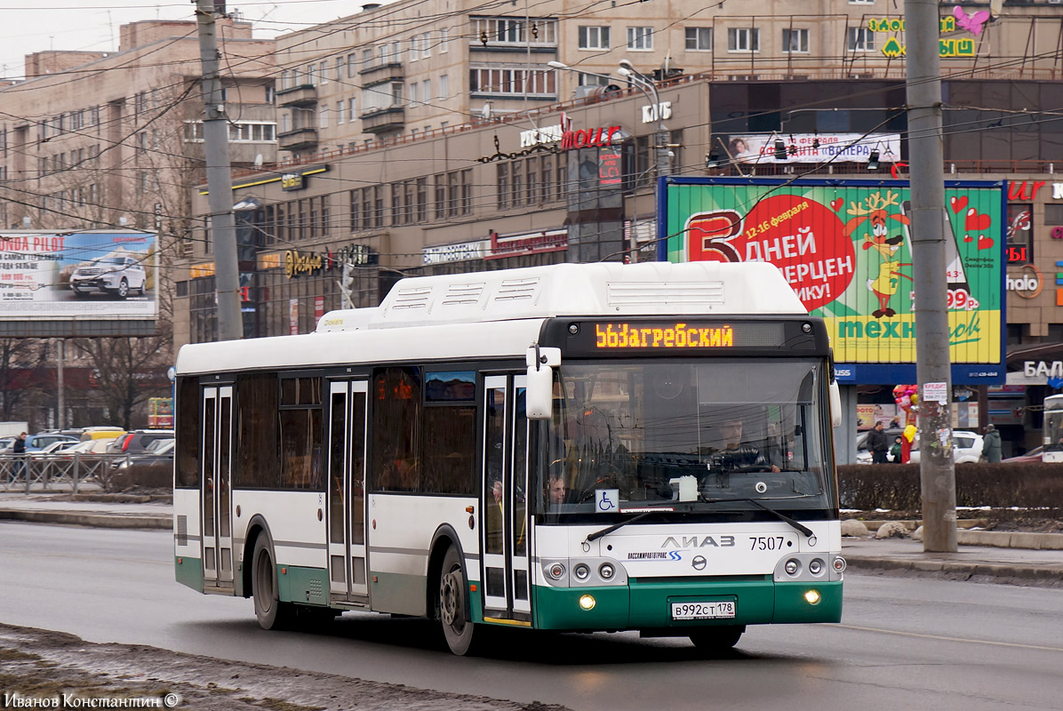 Санкт-Петербург, ЛиАЗ-5292.71 № 7507