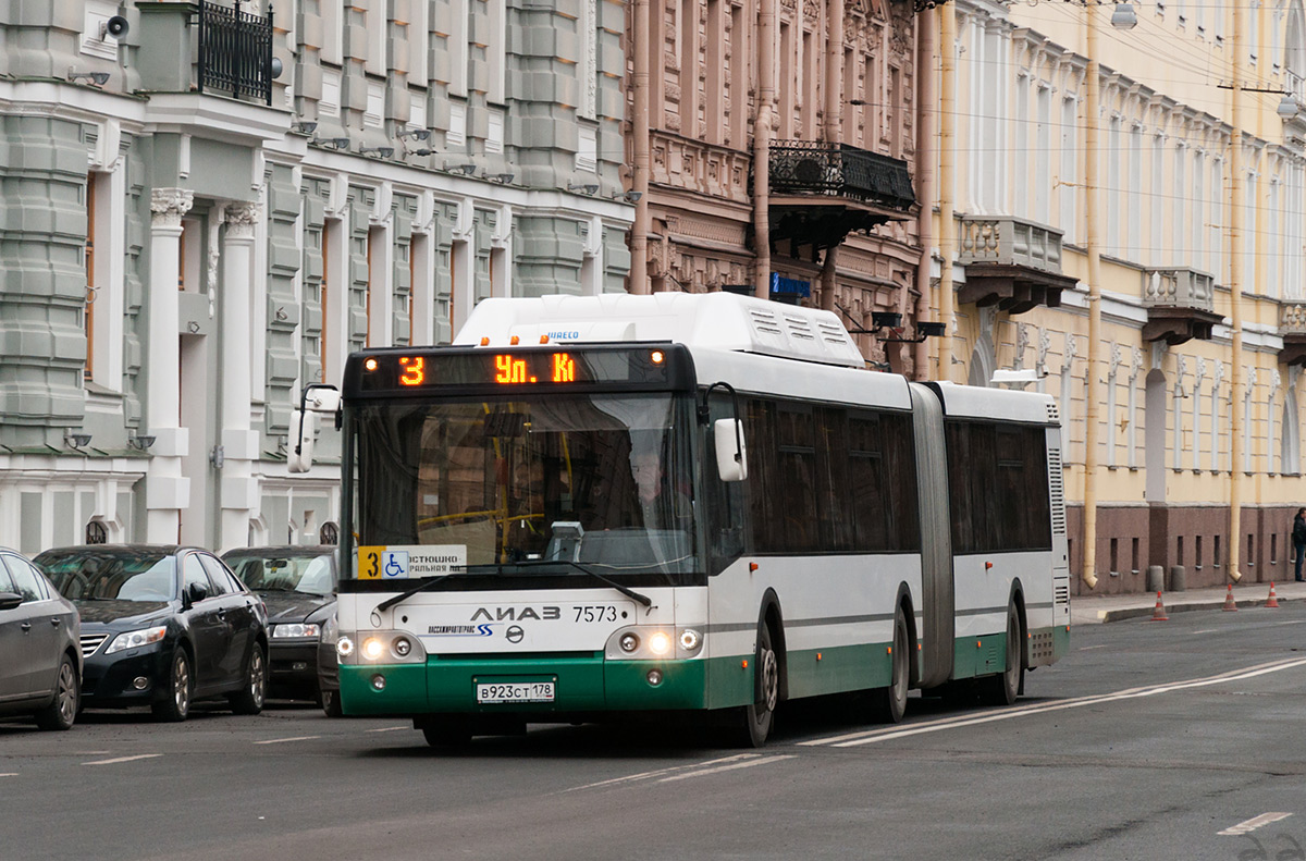 Санкт-Петербург, ЛиАЗ-6213.71 № 7573